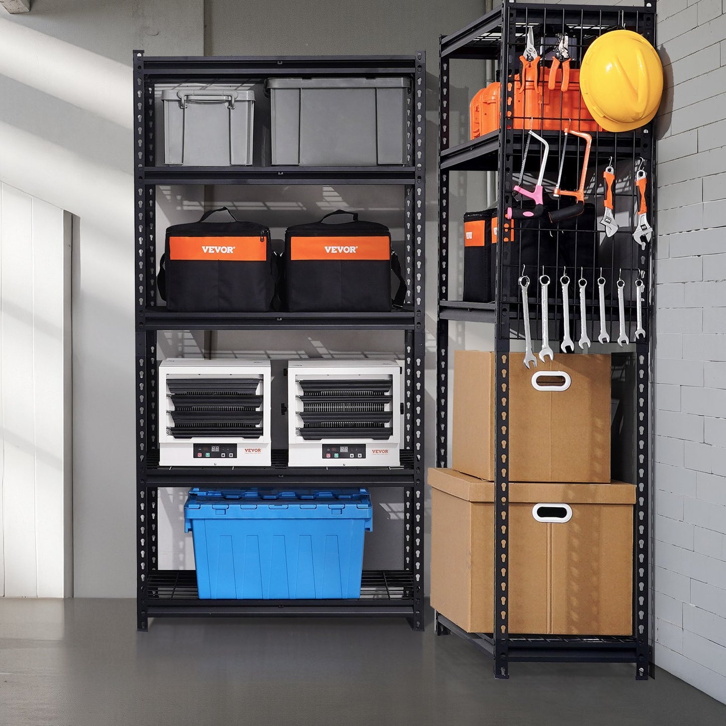 5-Tier Heavy-Duty Garage Storage Shelf – Adjustable Metal Shelving
