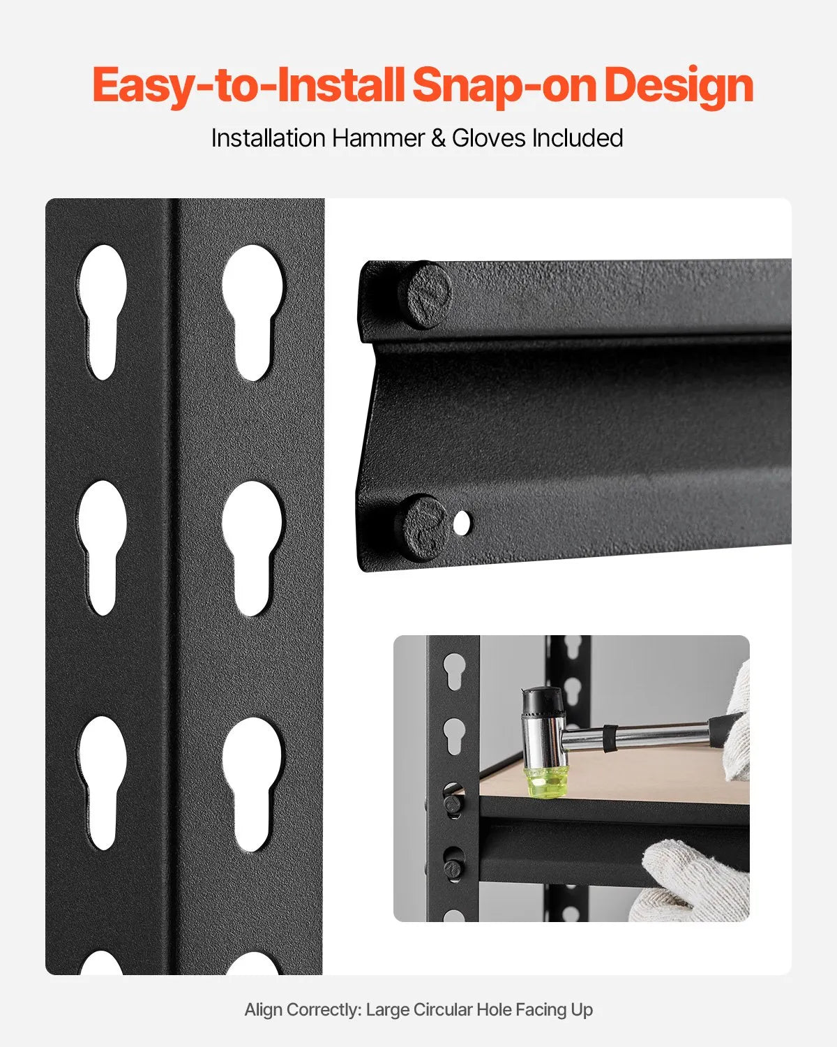 5-Tier Adjustable Heavy-Duty Storage Shelving Unit