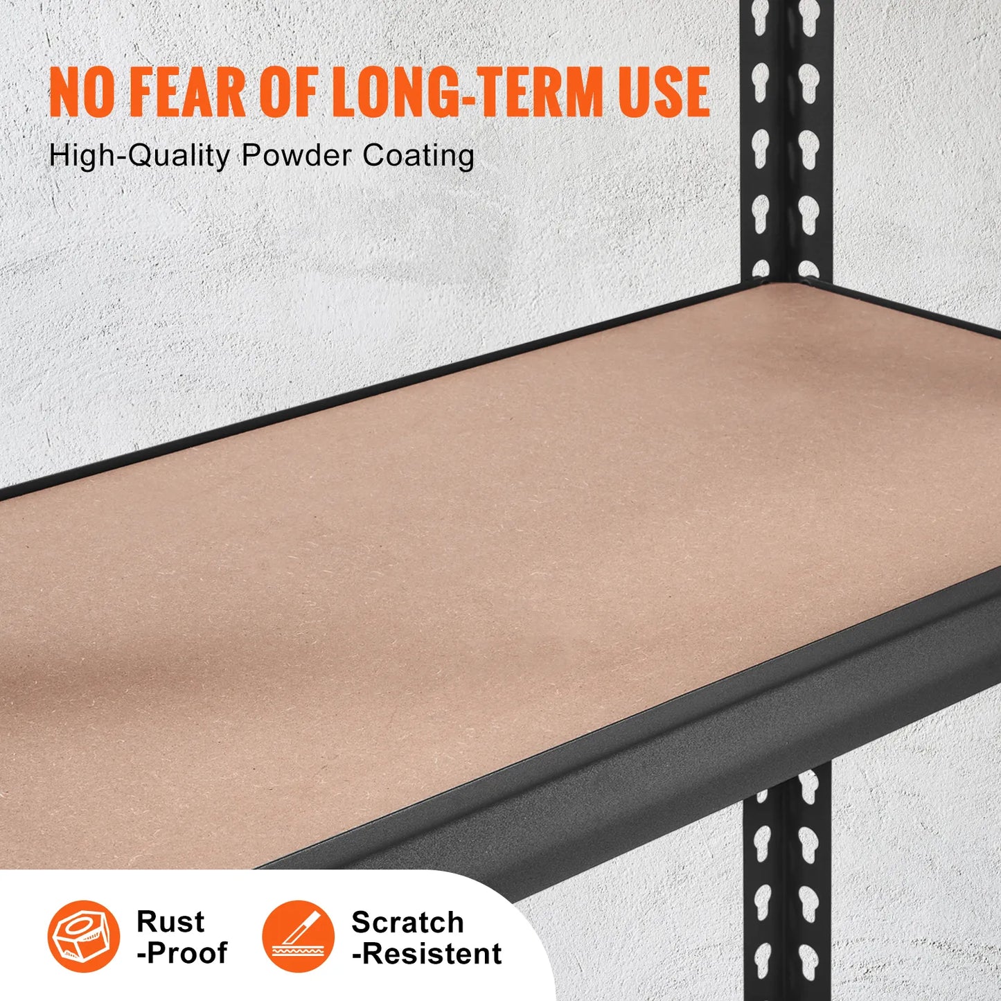 5-Tier Adjustable Heavy-Duty Storage Shelving Unit