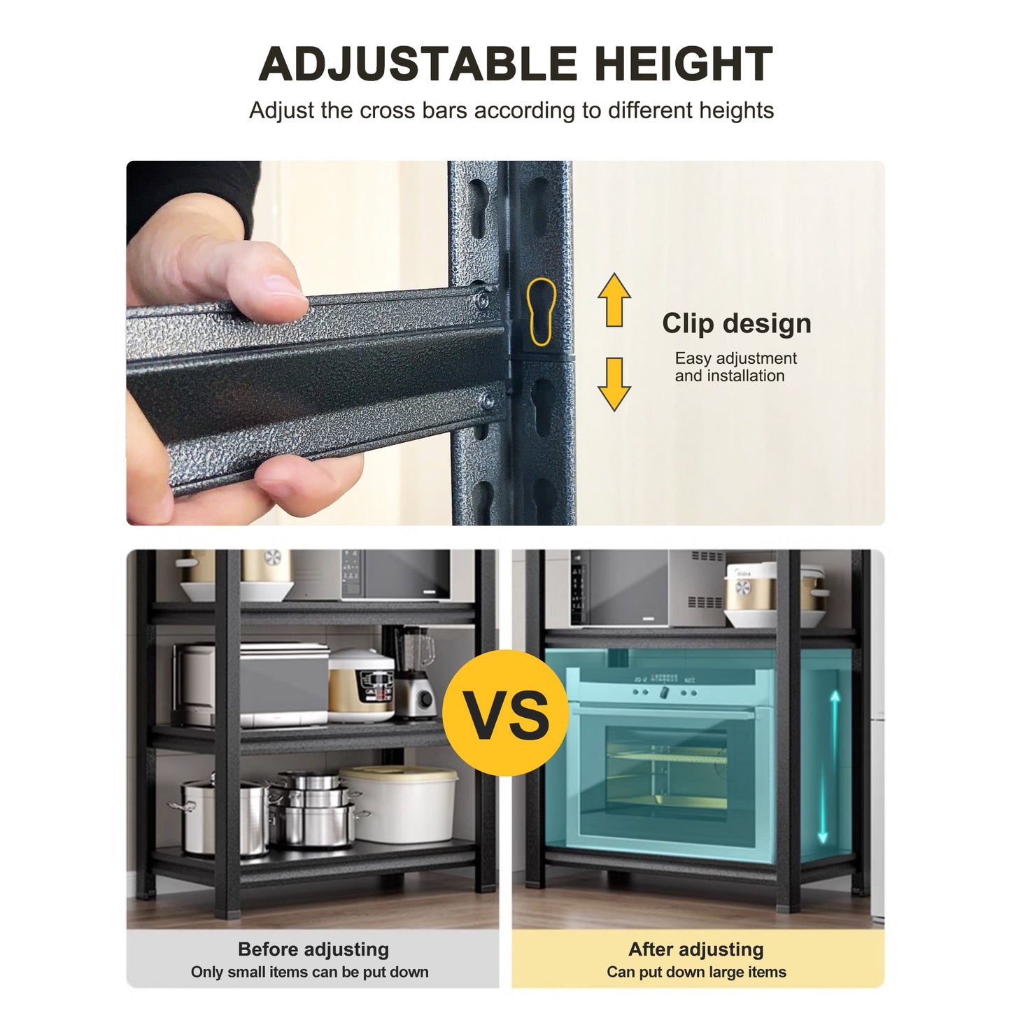 Build-A-Shelf Heavy-Duty Storage Rack - Two Sided Fence Style