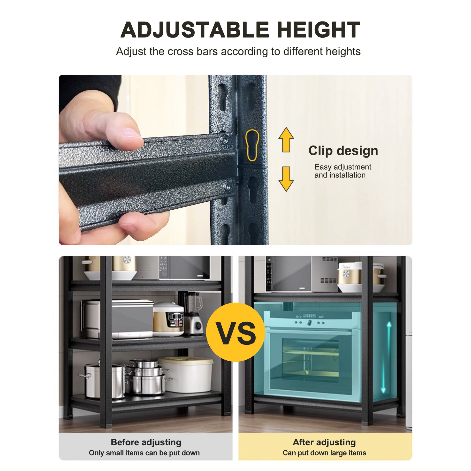 Build-A-Shelf Heavy-Duty Storage Rack - Two Sided Fence Style