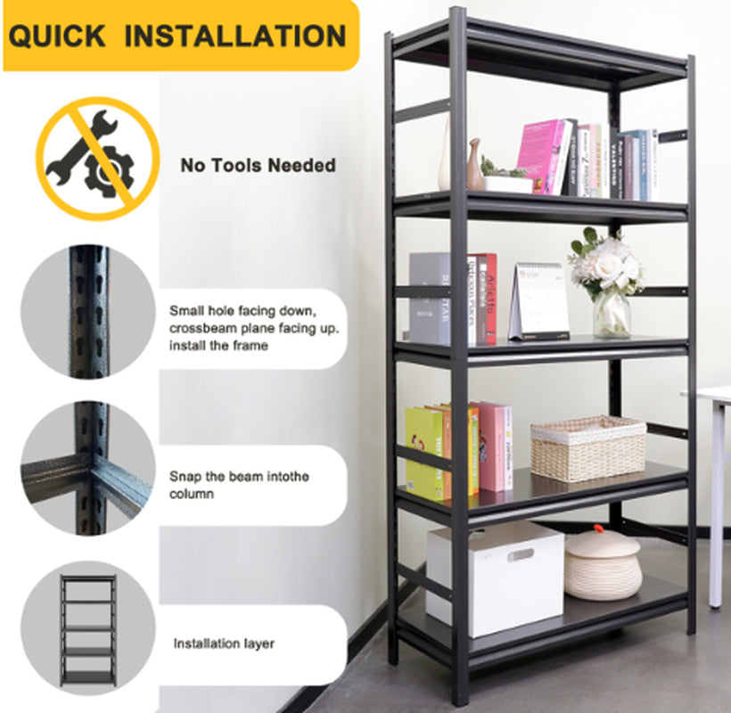 Build-A-Shelf Heavy-Duty Storage Rack - Two Sided Fence Style