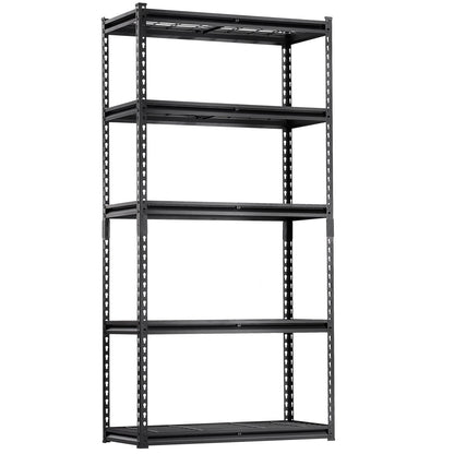 5-Tier Heavy-Duty Garage Storage Shelf – Adjustable Metal Shelving